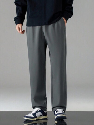 FN3 Solid Men Grey Track Pants