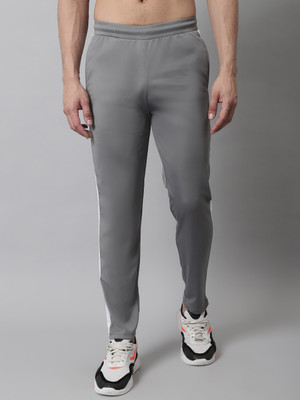 JAINISH Striped Men Grey Track Pants