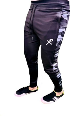 Arsh enterprises Self Design Men Black Track Pants