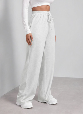 Dockstreet Striped Women White Track Pants