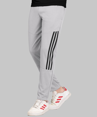 ICEPERA Solid Men Grey Track Pants