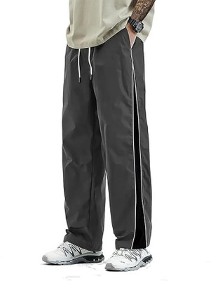 HeraDawn Self Design Men Grey Track Pants