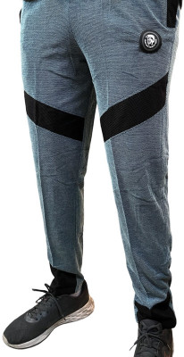 FORWARDS Colorblock Men Blue Track Pants