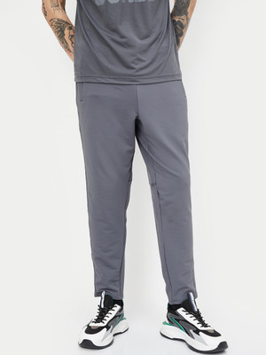 MAX Solid Men Grey Track Pants