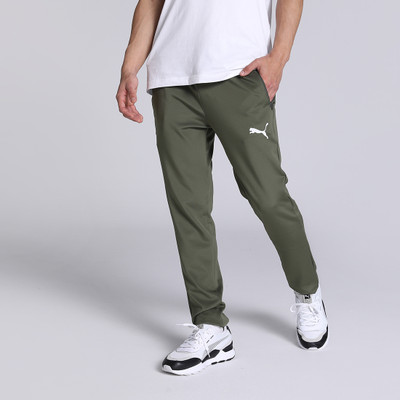 PUMA Pants OH Solid Men Green Track Pants