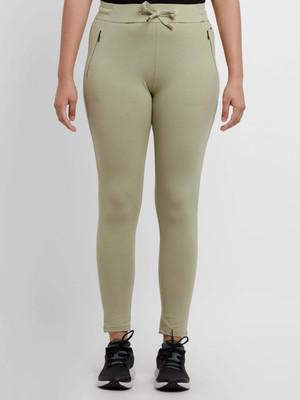 Status Quo Solid Women Light Green Track Pants