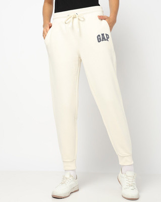 GAP Solid Women White Track Pants