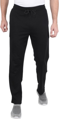 MONTE CARLO Solid Men Black Track Pants