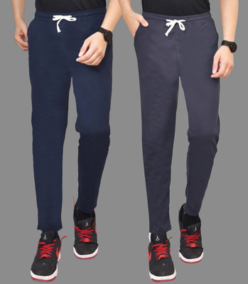 FAINTER Solid Men Multicolor Track Pants