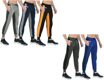 KAVYA Striped Men Multicolor Track Pants