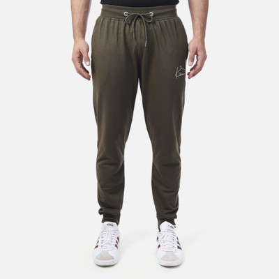 Kiva Fashion Solid Men Dark Green Track Pants