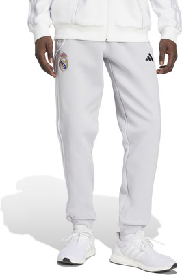 ADIDAS Striped Men Grey Track Pants