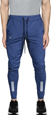 AVOLT Solid Men Blue Track Pants