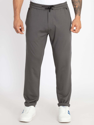 Status Quo Solid Men Grey Track Pants