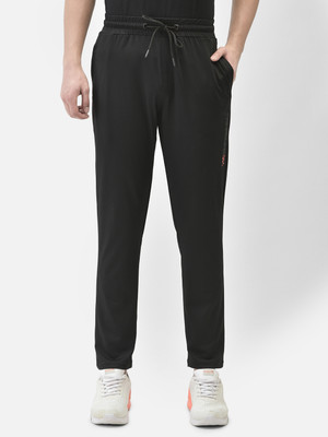 CRIMSOUNE CLUB Solid Men Black Track Pants