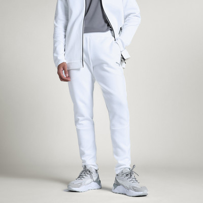 PUMA Solid Men White Track Pants