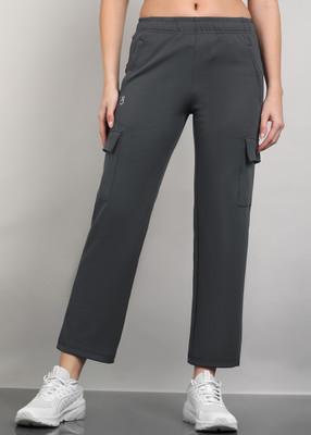 Lemona Solid Women Grey Track Pants