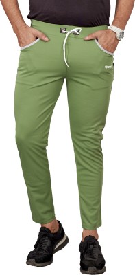 ROPETOX Solid Men Light Green Track Pants