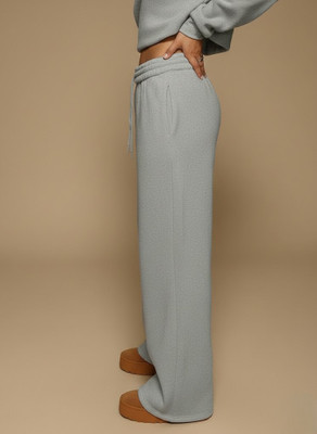 Dockstreet Solid Women Grey Track Pants