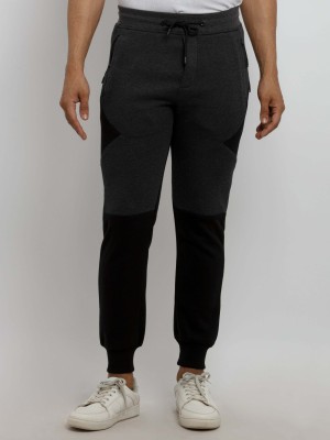 Status Quo Colorblock Men Grey Track Pants