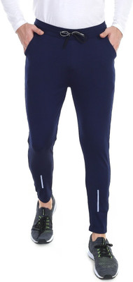 Toxic ADDICTION Self Design Men Blue Track Pants