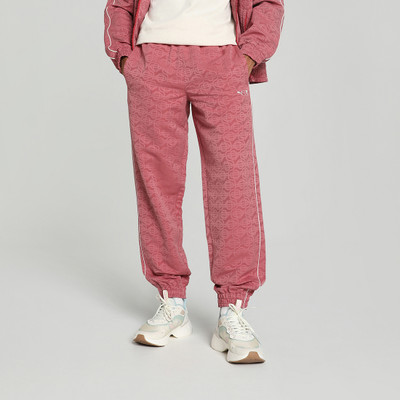 PUMA Printed Men Red Track Pants