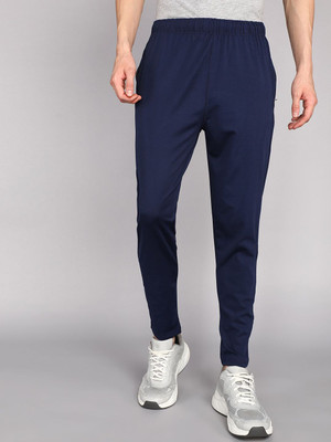 Moda Rapido Solid Men Blue Track Pants