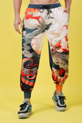 Flirty Soul Graphic Print Men Multicolor Track Pants
