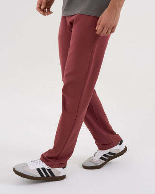 DCYPHR Solid Men Red Track Pants