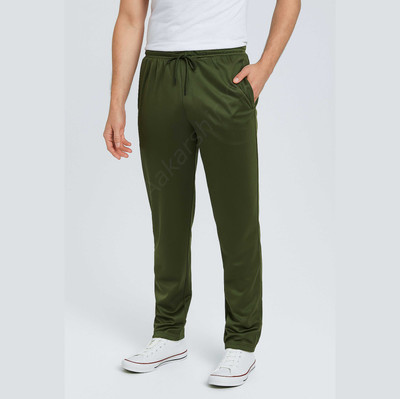 Aakarshini Solid Men Olive Track Pants