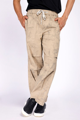 AURAMIND Washed Men Grey Track Pants