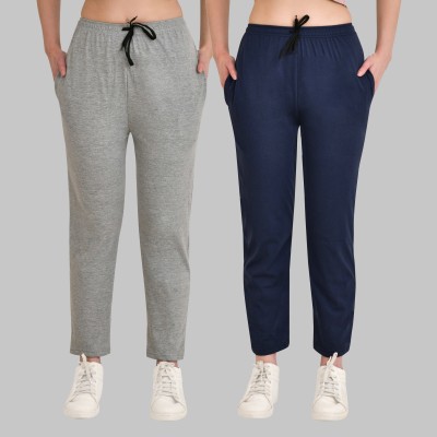 NANCE STORE Solid Women Grey, Dark Blue Track Pants