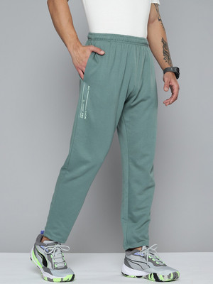 HRX by Hrithik Roshan Solid Men Green Track Pants