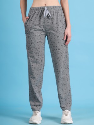 VIMAL JONNEY Printed Women Grey Track Pants