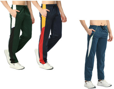 KAVYA Striped Men Multicolor Track Pants
