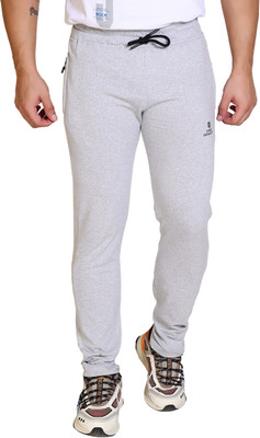 James Hamilton Solid Men Grey Track Pants