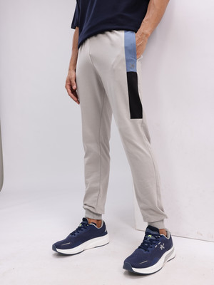HRX by Hrithik Roshan Colorblock Men Grey Track Pants