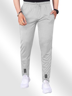 FTX Solid Men Grey Track Pants