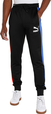 PUMA T7 ICONIC Track Pants Solid Men Black Track Pants