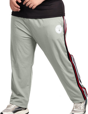 HoC Solid Men Grey Track Pants