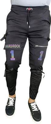 Wild Magic Printed Men Grey Track Pants