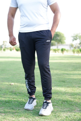 ARS FASHIONS Solid Men Black Track Pants