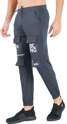 Gazzet 4G Colorblock Men Grey Track Pants