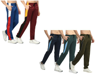 Indistar Colorblock Men Multicolor Track Pants