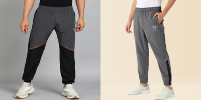 YUNEK Striped Men Multicolor Track Pants