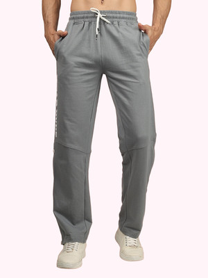 WEARDUDS Solid Men Grey Track Pants