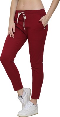 Kashmiri queen Solid Women Maroon Track Pants