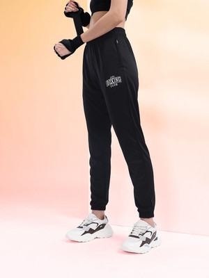 HRX by Hrithik Roshan Solid Women Black Track Pants