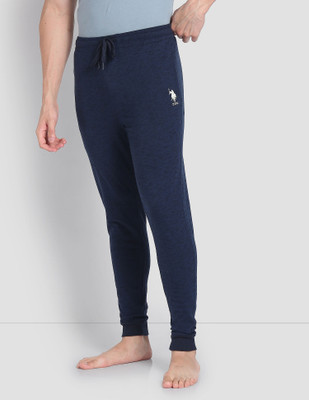 U.S. POLO ASSN. Striped Men Blue Track Pants