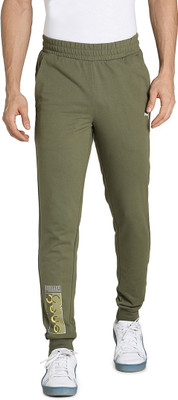 PUMA x One8 Graphic Pants Graphic Print Men Green Track Pants
